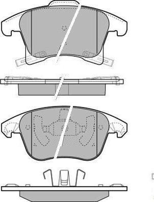 E.T.F. 12-1606 - Гальмівні колодки, дискові гальма autozip.com.ua