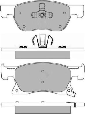 BSG BSG 65-200-029 - Гальмівні колодки, дискові гальма autozip.com.ua