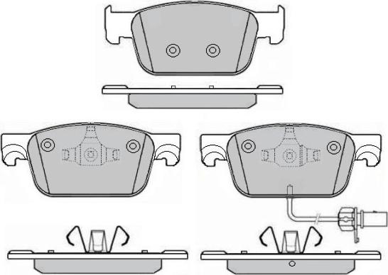 E.T.F. 12-1682 - Гальмівні колодки, дискові гальма autozip.com.ua