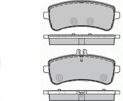 E.T.F. 12-1623 - Гальмівні колодки, дискові гальма autozip.com.ua