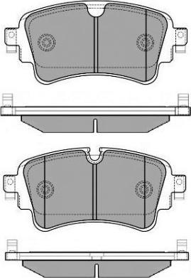 E.T.F. 12-1679 - Гальмівні колодки, дискові гальма autozip.com.ua