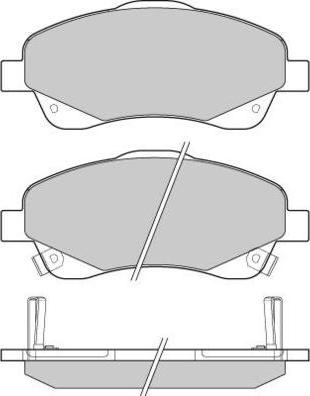 E.T.F. 12-1094 - Гальмівні колодки, дискові гальма autozip.com.ua