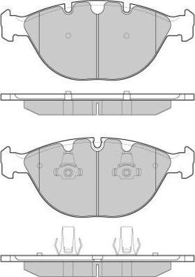 E.T.F. 12-1096 - Гальмівні колодки, дискові гальма autozip.com.ua