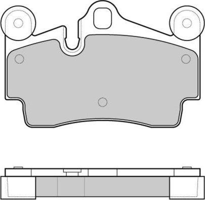 E.T.F. 12-1097 - Гальмівні колодки, дискові гальма autozip.com.ua