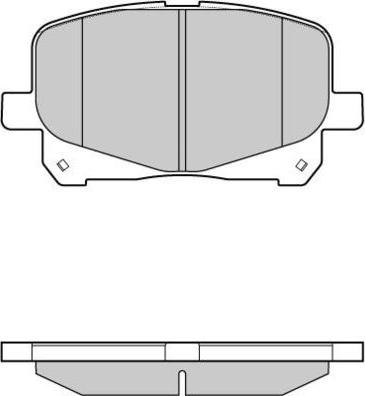 E.T.F. 12-1049 - Гальмівні колодки, дискові гальма autozip.com.ua