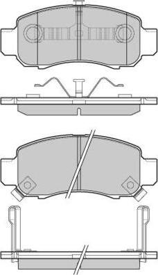 E.T.F. 12-1041 - Гальмівні колодки, дискові гальма autozip.com.ua
