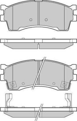 E.T.F. 12-1055 - Гальмівні колодки, дискові гальма autozip.com.ua