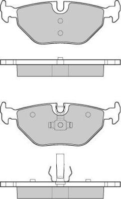 E.T.F. 12-1051 - Гальмівні колодки, дискові гальма autozip.com.ua