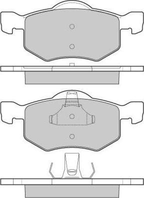 E.T.F. 12-1058 - Гальмівні колодки, дискові гальма autozip.com.ua