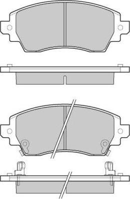 AD 2425RB - Гальмівні колодки, дискові гальма autozip.com.ua