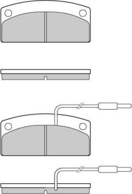 Remsa 725 02 - Гальмівні колодки, дискові гальма autozip.com.ua