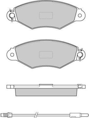 E.T.F. 12-1019 - Гальмівні колодки, дискові гальма autozip.com.ua