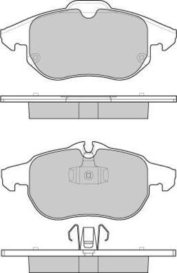 E.T.F. 12-1014 - Гальмівні колодки, дискові гальма autozip.com.ua