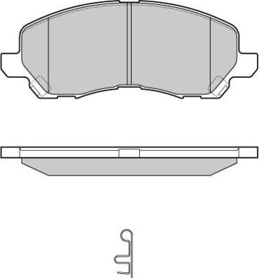 E.T.F. 12-1080 - Гальмівні колодки, дискові гальма autozip.com.ua