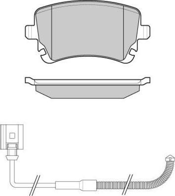 E.T.F. 12-1087 - Гальмівні колодки, дискові гальма autozip.com.ua