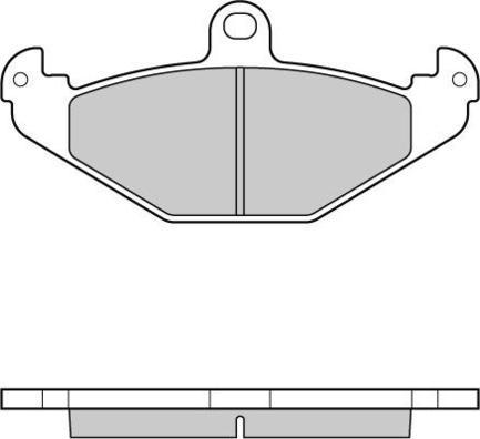 E.T.F. 12-1033 - Гальмівні колодки, дискові гальма autozip.com.ua