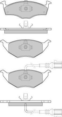 E.T.F. 12-1032 - Гальмівні колодки, дискові гальма autozip.com.ua