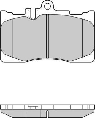 OEMparts V9118A086 - Гальмівні колодки, дискові гальма autozip.com.ua