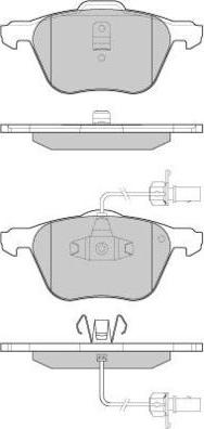 E.T.F. 12-1076 - Гальмівні колодки, дискові гальма autozip.com.ua