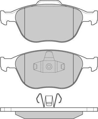 E.T.F. 12-1078 - Гальмівні колодки, дискові гальма autozip.com.ua