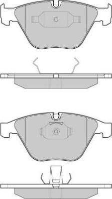 E.T.F. 12-1073 - Гальмівні колодки, дискові гальма autozip.com.ua