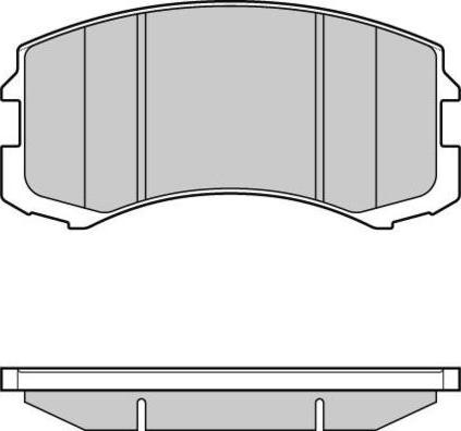 E.T.F. 12-1192 - Гальмівні колодки, дискові гальма autozip.com.ua