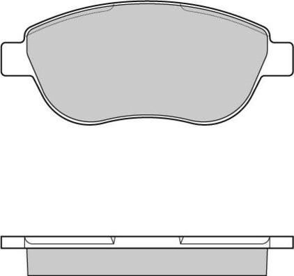 E.T.F. 12-1145 - Гальмівні колодки, дискові гальма autozip.com.ua