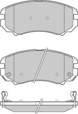 E.T.F. 12-1146 - Гальмівні колодки, дискові гальма autozip.com.ua