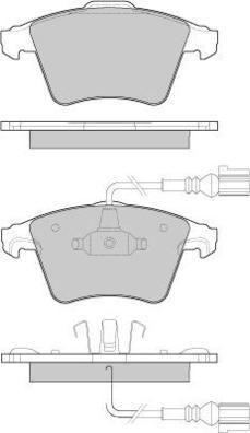 E.T.F. 12-1142 - Гальмівні колодки, дискові гальма autozip.com.ua