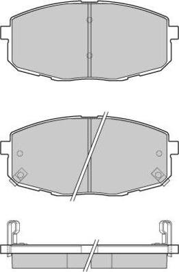 E.T.F. 12-1147 - Гальмівні колодки, дискові гальма autozip.com.ua