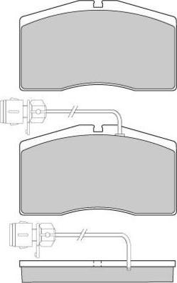 E.T.F. 12-1152 - Гальмівні колодки, дискові гальма autozip.com.ua