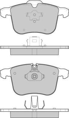 E.T.F. 12-1109 - Гальмівні колодки, дискові гальма autozip.com.ua