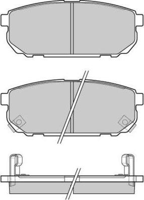 E.T.F. 12-1105 - Гальмівні колодки, дискові гальма autozip.com.ua