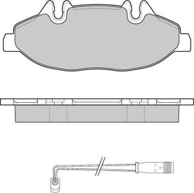 E.T.F. 12-1100 - Гальмівні колодки, дискові гальма autozip.com.ua