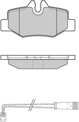 E.T.F. 12-1101 - Гальмівні колодки, дискові гальма autozip.com.ua