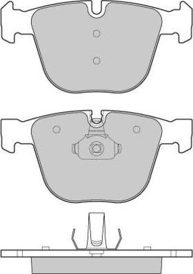 E.T.F. 12-1115 - Гальмівні колодки, дискові гальма autozip.com.ua