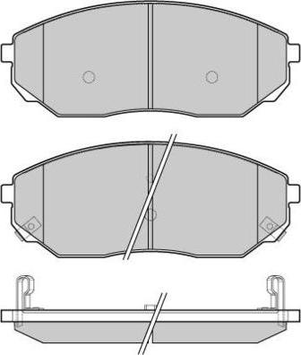 E.T.F. 12-1116 - Гальмівні колодки, дискові гальма autozip.com.ua