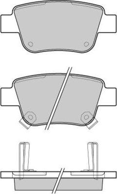 E.T.F. 12-1112 - Гальмівні колодки, дискові гальма autozip.com.ua