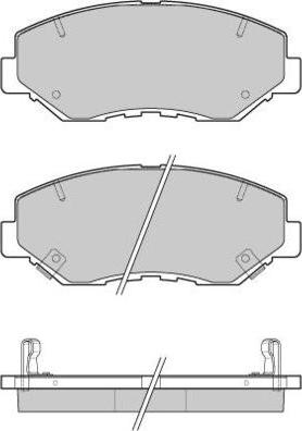 E.T.F. 12-1117 - Гальмівні колодки, дискові гальма autozip.com.ua