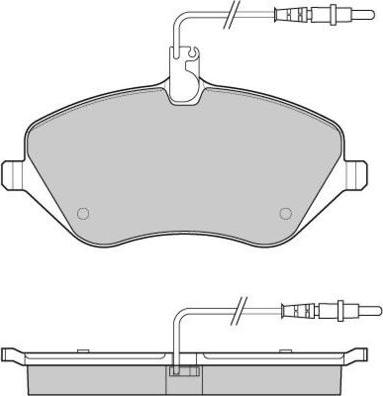 E.T.F. 12-1181 - Гальмівні колодки, дискові гальма autozip.com.ua