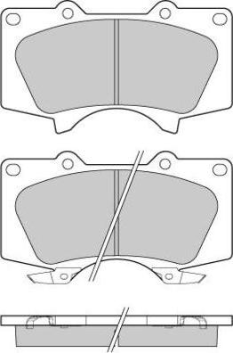 E.T.F. 12-1139 - Гальмівні колодки, дискові гальма autozip.com.ua