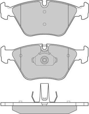 E.T.F. 12-1135 - Гальмівні колодки, дискові гальма autozip.com.ua