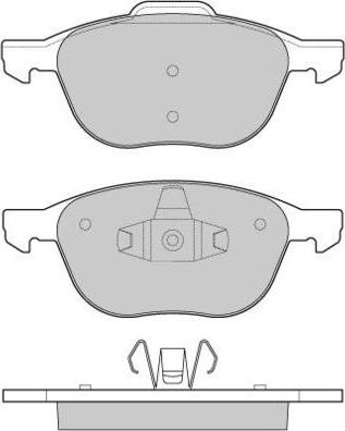 E.T.F. 12-1133 - Гальмівні колодки, дискові гальма autozip.com.ua