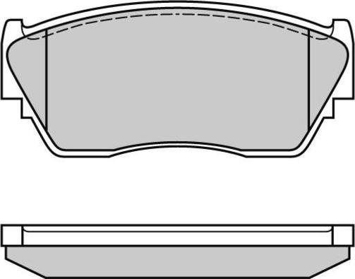 E.T.F. 12-1125 - Гальмівні колодки, дискові гальма autozip.com.ua