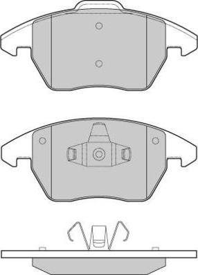 E.T.F. 12-1174 - Гальмівні колодки, дискові гальма autozip.com.ua