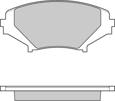 E.T.F. 12-1170 - Гальмівні колодки, дискові гальма autozip.com.ua
