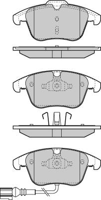 HELLA T1783 - Гальмівні колодки, дискові гальма autozip.com.ua