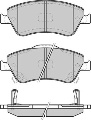 E.T.F. 12-1340 - Гальмівні колодки, дискові гальма autozip.com.ua