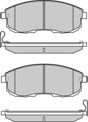 E.T.F. 12-1342 - Гальмівні колодки, дискові гальма autozip.com.ua