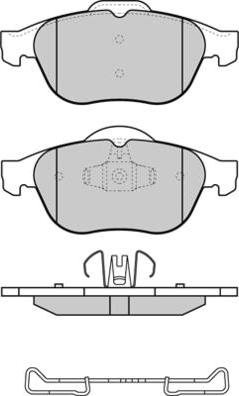 E.T.F. 12-1356 - Гальмівні колодки, дискові гальма autozip.com.ua